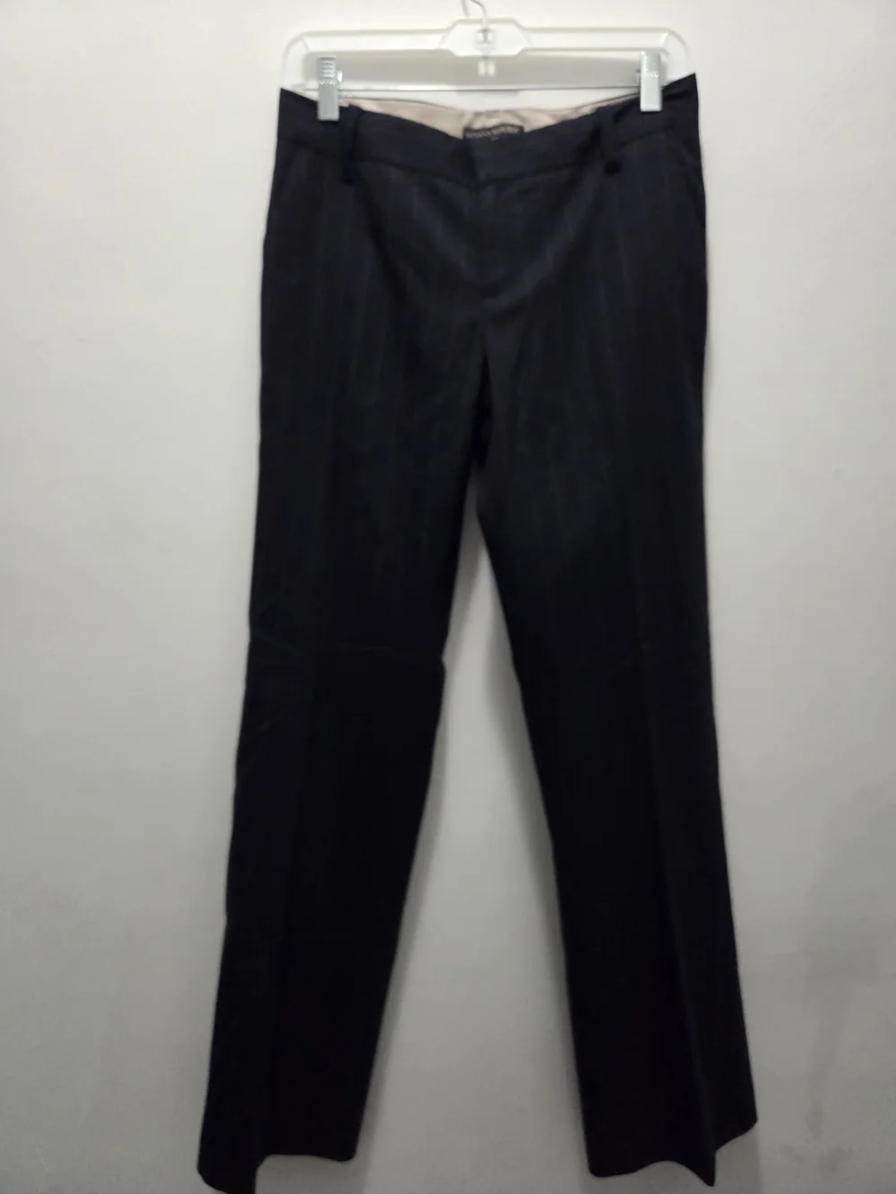 Banana Republic 2R Black Pinstripe Dress Pants